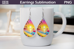 Beach Teardrop Earrings | Ocean Earrings Product Image 1