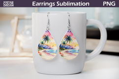 Beach Teardrop Earrings | Ocean Earrings Product Image 1