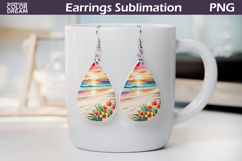 Beach Teardrop Earrings | Ocean Earrings Product Image 1