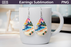 Beach Teardrop Earrings | Ocean Earrings Product Image 1