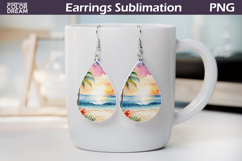 Beach Teardrop Earrings | Ocean Earrings Product Image 1