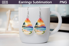 Beach Teardrop Earrings | Ocean Earrings Product Image 1