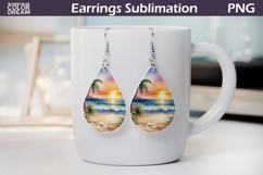 Beach Teardrop Earrings | Ocean Earrings Product Image 1