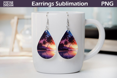 Beach Teardrop Earrings | Ocean Earrings Product Image 1