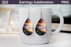 Beach Teardrop Earrings | Ocean Earrings Product Image 1