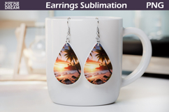 Beach Teardrop Earrings | Ocean Earrings Product Image 1
