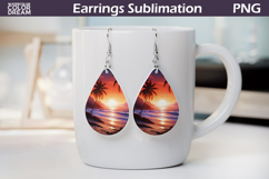 Beach Teardrop Earrings | Ocean Earrings Product Image 1