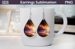 Beach Teardrop Earrings | Ocean Earrings Product Image 1