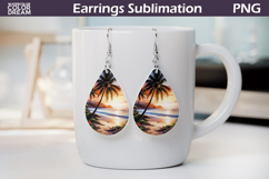 Beach Teardrop Earrings | Ocean Earrings Product Image 1
