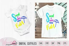 Sand, sun fun, kids svg, Summer quote svg, Product Image 1