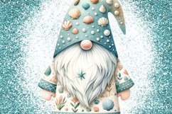 Glitter Beach Gnome Wind Spinner | Summer Sublimation Product Image 3