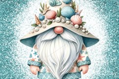Glitter Beach Gnome Wind Spinner | Summer Sublimation Product Image 3