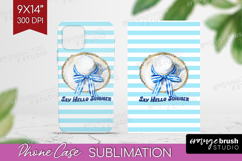 Beach Hat Nautical Phone Case PNG Sea Quotes Case PNG Product Image 1