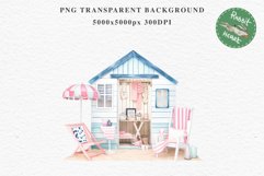 Beach Hut House Landscape Watercolor Clipart PNG Scrapbook Nursery  art Transparent Print for invitation t-shirt designs sublimation kids travel vacation watercolor beach hut house png, landscape clipart, Farm life jpeg sublimation clip art