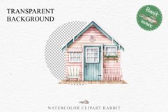 Beach Hut House Landscape Watercolor Clipart PNG Scrapbook Nursery  art Transparent Print for invitation t-shirt designs sublimation kids travel vacation watercolor beach hut house png, landscape clipart, Farm life jpeg sublimation clip art