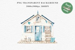 Beach Hut House Landscape Watercolor Clipart PNG Scrapbook Nursery  art Transparent Print for invitation t-shirt designs sublimation kids travel vacation watercolor beach hut house png, landscape clipart, Farm life jpeg sublimation clip art