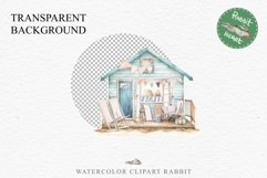 Beach Hut House Landscape Watercolor Clipart PNG Scrapbook Nursery  art Transparent Print for invitation t-shirt designs sublimation kids travel vacation watercolor beach hut house png, landscape clipart, Farm life jpeg sublimation clip art