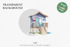 Beach Hut House Landscape Watercolor Clipart PNG Scrapbook Nursery  art Transparent Print for invitation t-shirt designs sublimation kids travel vacation watercolor beach hut house png, landscape clipart, Farm life jpeg sublimation clip art