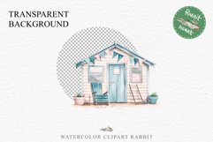 Beach Hut House Landscape Watercolor Clipart PNG Scrapbook Nursery  art Transparent Print for invitation t-shirt designs sublimation kids travel vacation watercolor beach hut house png, landscape clipart, Farm life jpeg sublimation clip art