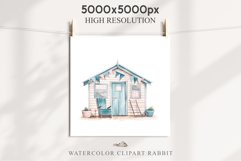 Beach Hut House Landscape Watercolor Clipart PNG Scrapbook Nursery  art Transparent Print for invitation t-shirt designs sublimation kids travel vacation watercolor beach hut house png, landscape clipart, Farm life jpeg sublimation clip art