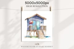 Beach Hut House Landscape Watercolor Clipart PNG Scrapbook Nursery  art Transparent Print for invitation t-shirt designs sublimation kids travel vacation watercolor beach hut house png, landscape clipart, Farm life jpeg sublimation clip art