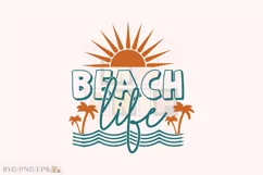 Beach Life Beach Shirt, Summer Shirt, Vacation Shirt Design Product Image 1