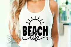 Beach Life SVG - Summer Vibes SVG - Sunshine Vacation SVG Product Image 2
