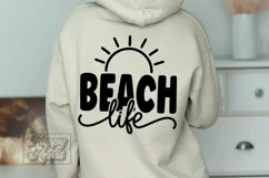 Beach Life SVG - Summer Vibes SVG - Sunshine Vacation SVG Product Image 3
