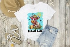 Funny Summer Animals on the Beach Sublimation Bundle Product Image 9