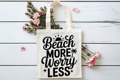 Beach More Worry Less SVG, Retirement SVG Product Image 4
