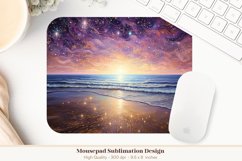 Beach Mouse Pad Sublimation  Beach Sublimation Mousepad