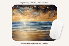 Beach Mouse Pad Sublimation  Beach Sublimation Mousepad