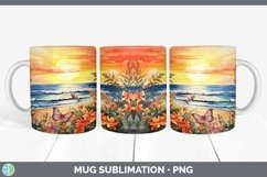 GorgeousBeach Mug Wrap design.