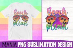 Beach Please Sublimation, Beach Please Retro Sublimation Product Image 1