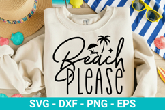 Beach Please - Beach SVG Design Product Image 1