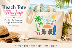 Beach Please SVG File, Summer Beach Vacation svg Product Image 2
