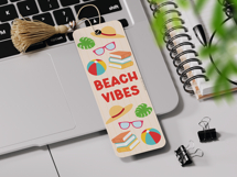Summer Bookmark SVG PNG Bundle, Bookish Beach SVG, Vacation Product Image 2