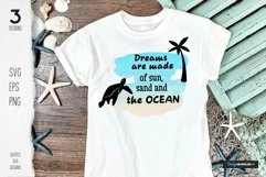 Beach sublimation designs quotes t-shirt design Product Image 3