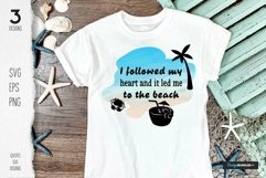 Beach sublimation designs quotes t-shirt design Product Image 1