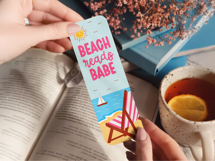 Summer Bookmark SVG PNG Bundle, Bookish Beach SVG, Vacation Product Image 3