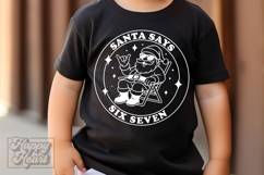 Beach Santa Says Six Seven SVG PNG Funny Christmas Teen Product Image 5