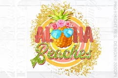 Aloha beaches png, summer sublimation design Product Image 3