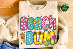 Beach Bum PNG, Preppy Summer PNG, Summer Vibes, Beach PNG Product Image 4