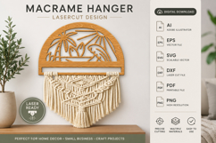 Beach Sunset Macrame Hanger Lasercut BUNDLES Product Image 12