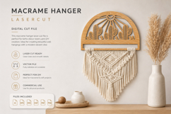 Beach Sunset Macrame Hanger Lasercut BUNDLES Product Image 3