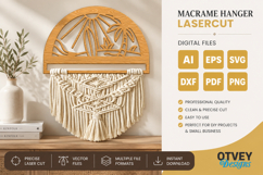 Beach Sunset Macrame Hanger Lasercut BUNDLES Product Image 6