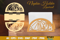 Beach Sunset Napkin Holder Lasercut Product Image 1