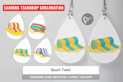 Earring Beach Towel Product Image 1
