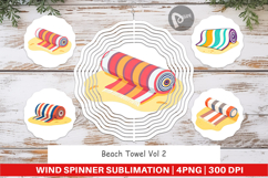 Wind Spinner Beach Towel Product Image 1