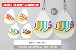 Earring Beach Towel Product Image 1